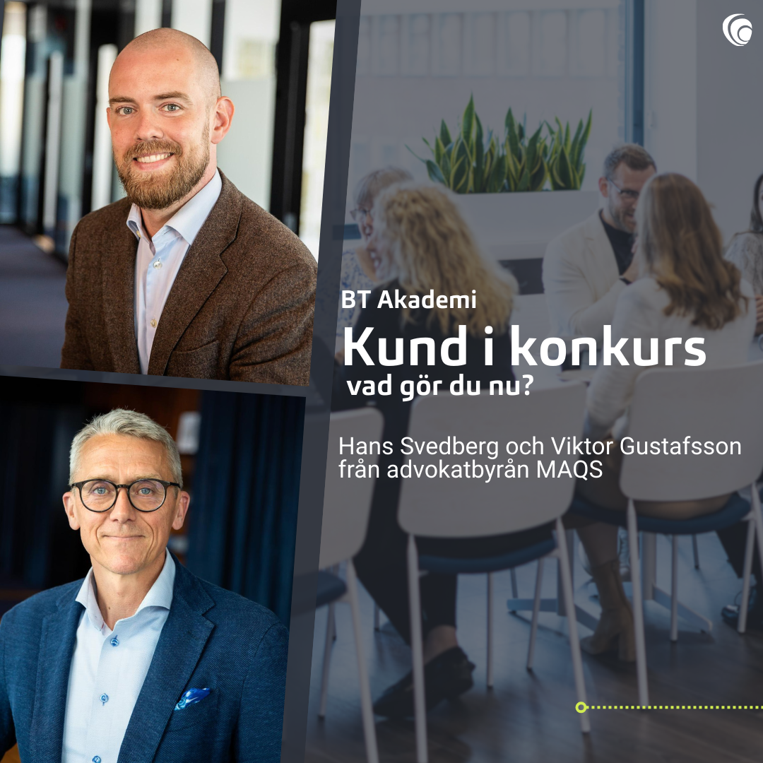 Kund i konkurs – vad gör du nu?